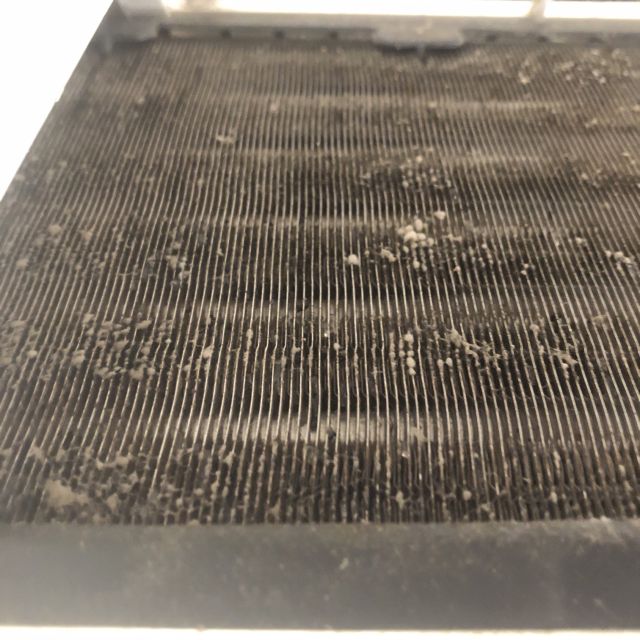 Cleaning dirty coils on your air conditioner